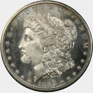 1880/79-S  One Dollar obverse