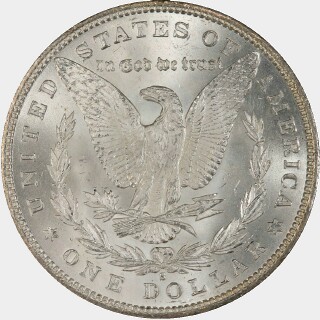 1880/9-S  One Dollar reverse
