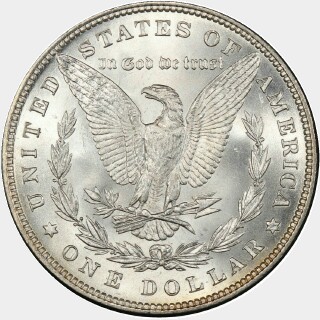 1881  One Dollar reverse