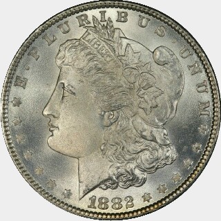 1882  One Dollar obverse