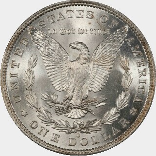1882-O  One Dollar reverse