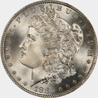 1882-O  One Dollar obverse