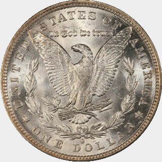 1882-O/S  One Dollar reverse