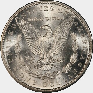 1882-S  One Dollar reverse