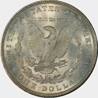 1883  One Dollar reverse