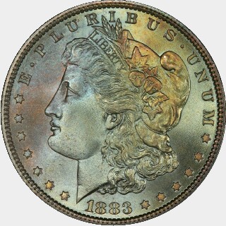 1883  One Dollar obverse