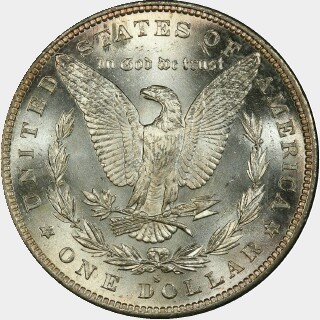 1883-S  One Dollar reverse