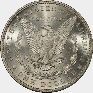 1884  One Dollar reverse