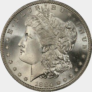 1884  One Dollar obverse