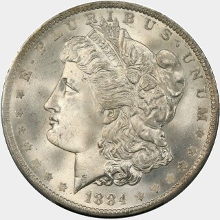 1884-O  One Dollar obverse