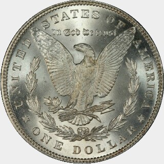 1885  One Dollar reverse