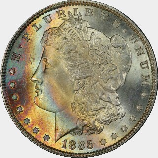 1885  One Dollar obverse