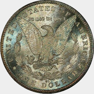 1885-CC  One Dollar reverse