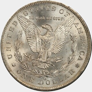 1885-O  One Dollar reverse