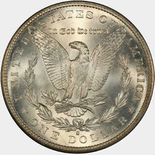 1885-S  One Dollar reverse