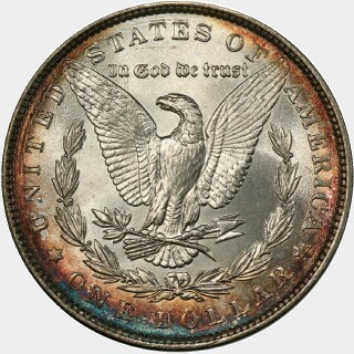 1886  One Dollar reverse