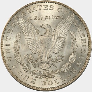 1886-O  One Dollar reverse