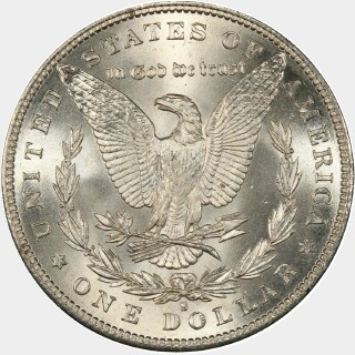 1886-S  One Dollar reverse