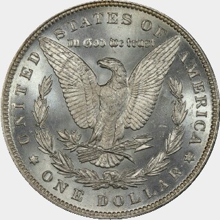 1887/6  One Dollar reverse