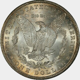 1887-S  One Dollar reverse