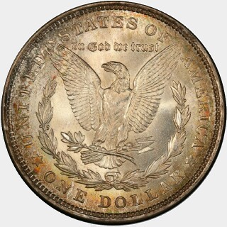 1921  One Dollar reverse
