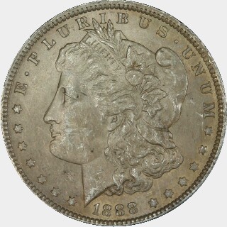 1888-O  One Dollar obverse