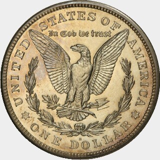 1921-S Specimen One Dollar reverse