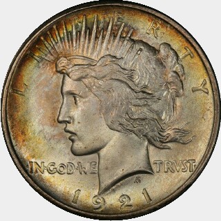 1921  One Dollar obverse