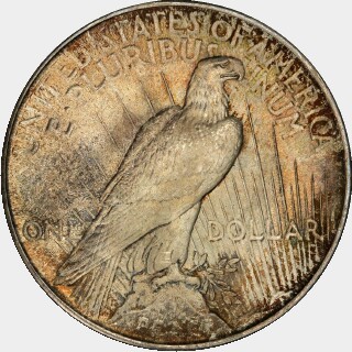 1922  One Dollar reverse