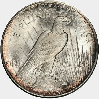 1922-D  One Dollar reverse