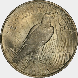 1924  One Dollar reverse