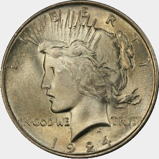 1924  One Dollar obverse