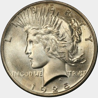 1925  One Dollar obverse