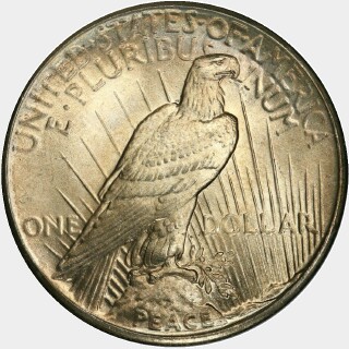 1926  One Dollar reverse