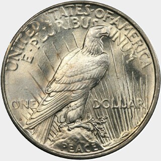 1926-D  One Dollar reverse