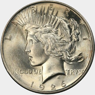 1926-D  One Dollar obverse