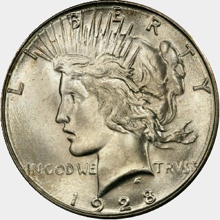 1928-S  One Dollar obverse