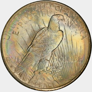 1934-S  One Dollar reverse