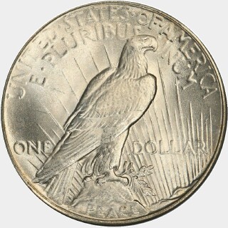 1935  One Dollar reverse