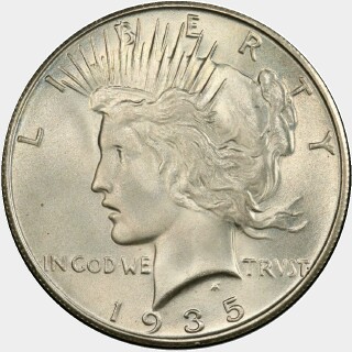 1935-S  One Dollar obverse