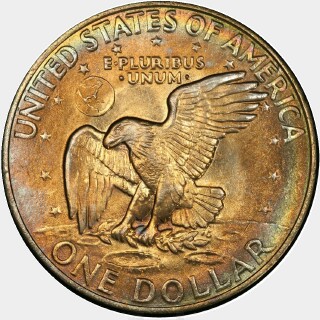 1971  One Dollar reverse