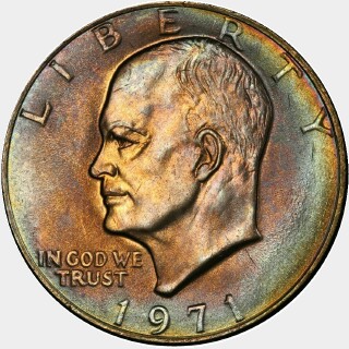1971  One Dollar obverse