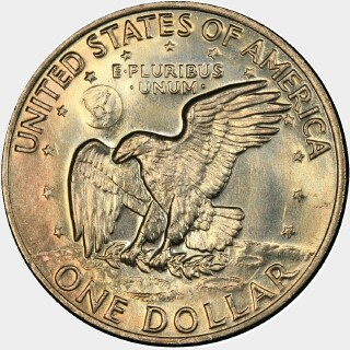 1972  One Dollar reverse