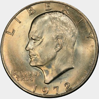 1972  One Dollar obverse
