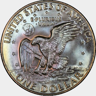 1973-D  One Dollar reverse