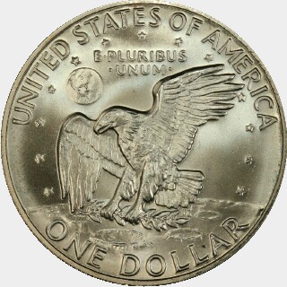 1973-S  One Dollar reverse