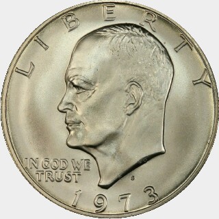 1973-S  One Dollar obverse