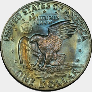 1974  One Dollar reverse