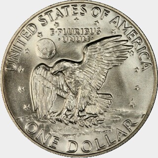 1974-S  One Dollar reverse