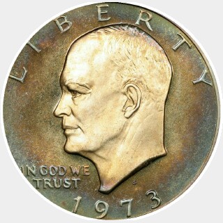 1973-S Proof One Dollar obverse